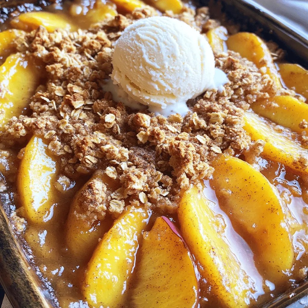 Classic Peach Crisp Delightful and Easy Dessert Recipe