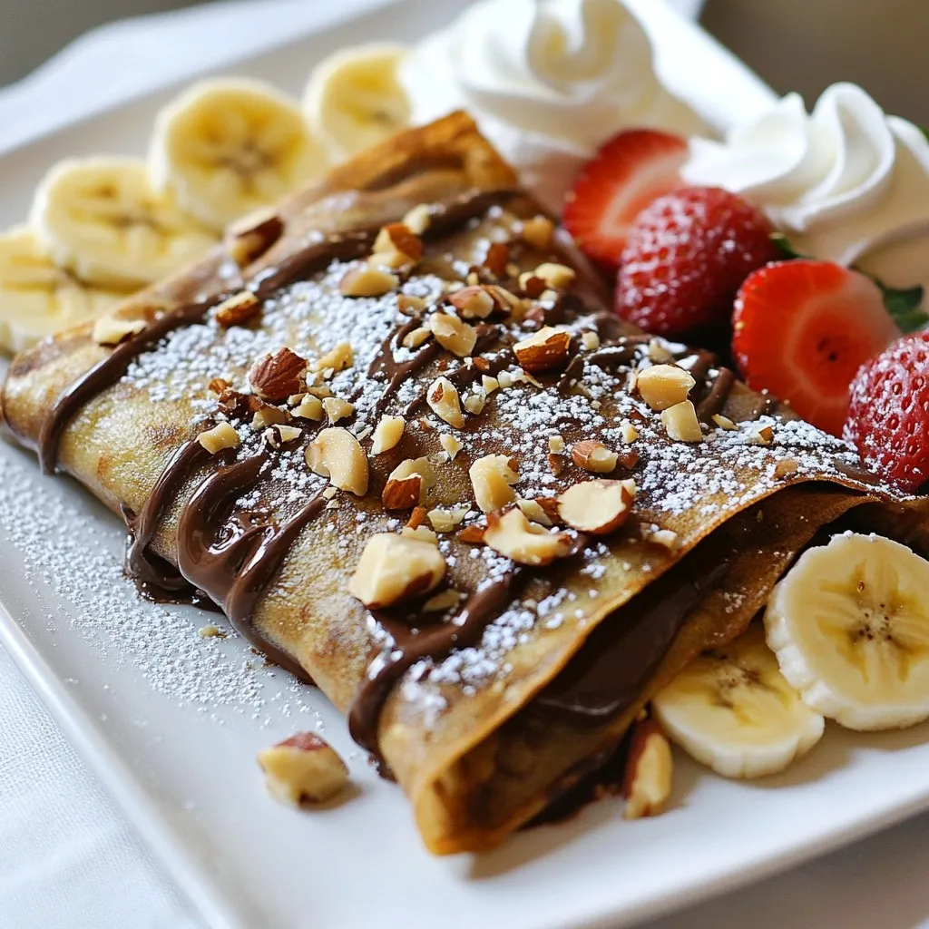 Chocolate Hazelnut Crepes Delightful and Easy Recipe