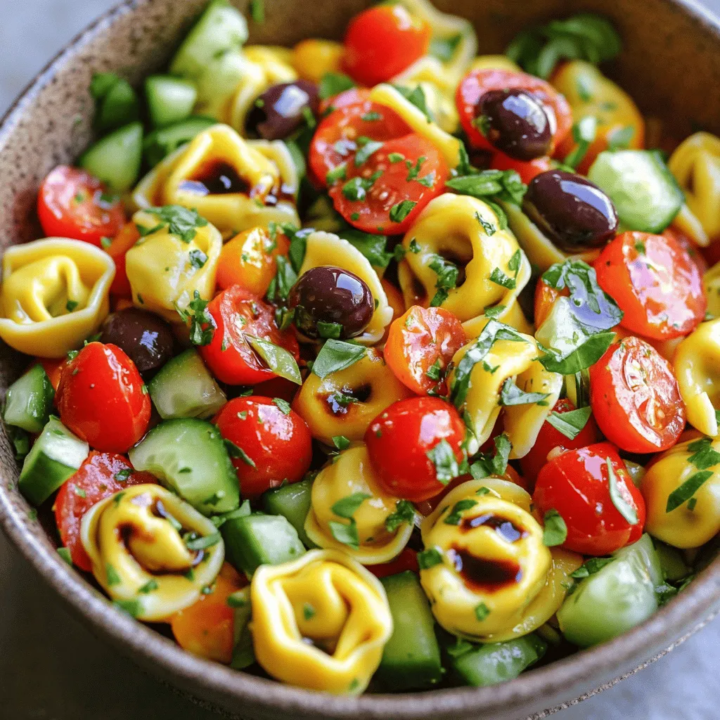 Zesty Tortellini Salad Flavorful and Fresh Delight