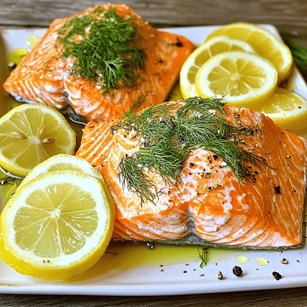 Lemon Dill Roasted Salmon Flavorful and Simple Dish