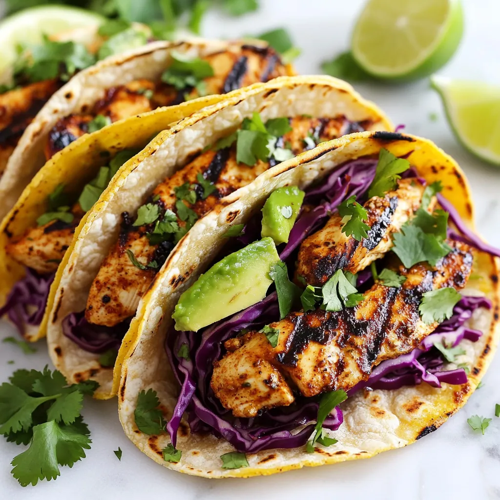 Chili Lime Grilled Chicken Tacos Flavorful and Fun