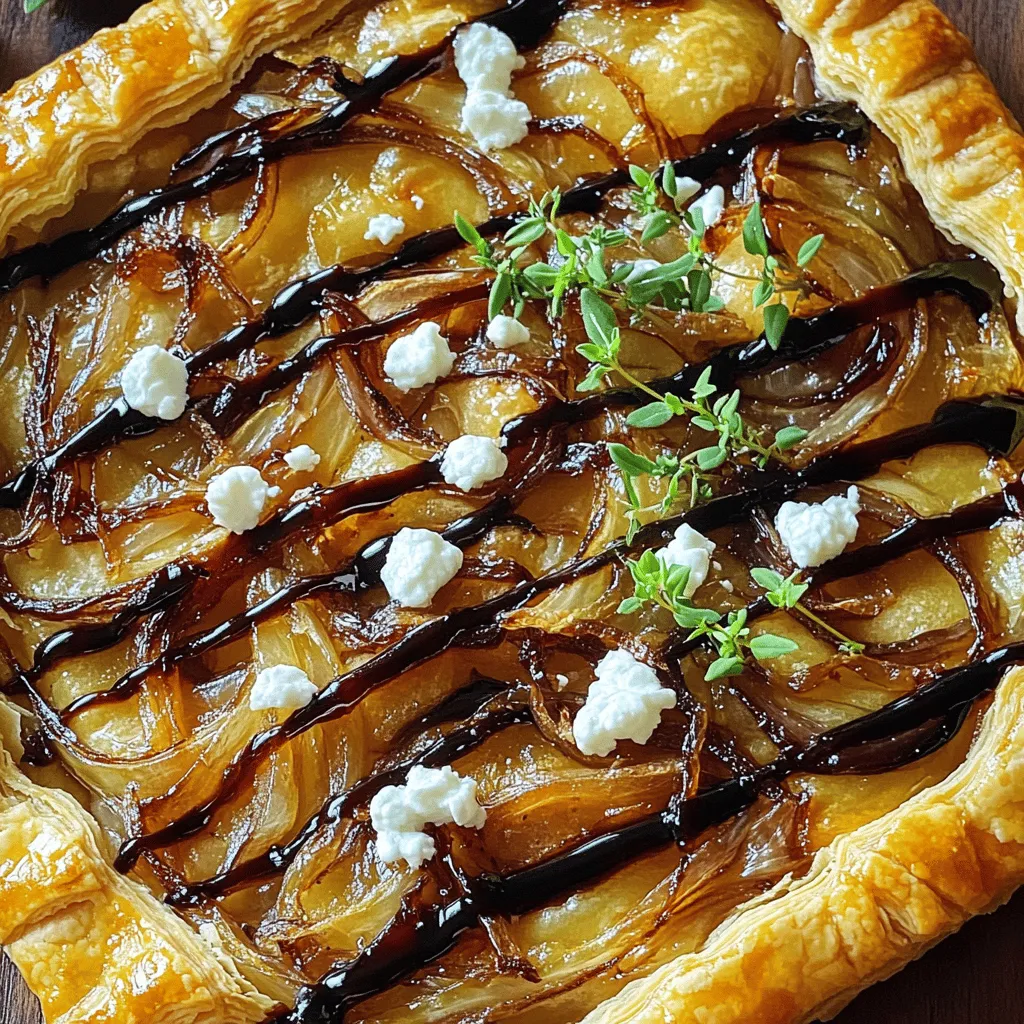 Caramelized Onion and Goat Cheese Tart Delight