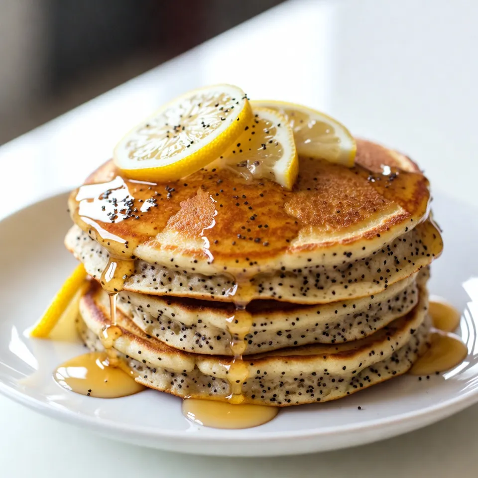 Lemon Poppy Seed Pancakes Fluffy Breakfast Delight