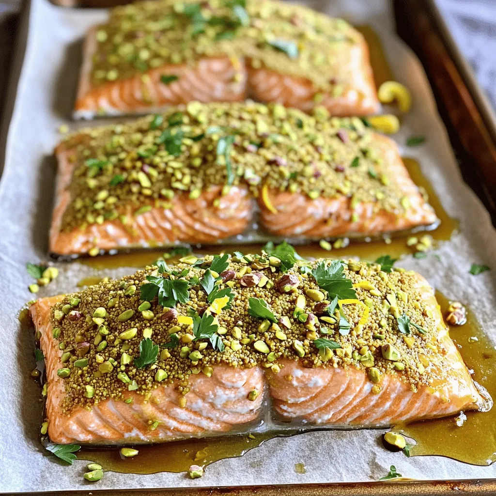 Pistachio Crusted Salmon Perfectly Cooked Delight