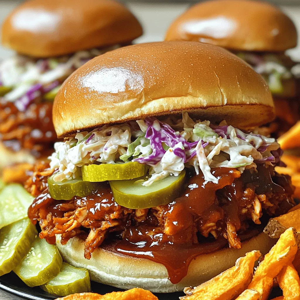 Smoky BBQ Pulled Pork Sandwiches Flavor-Packed Delight