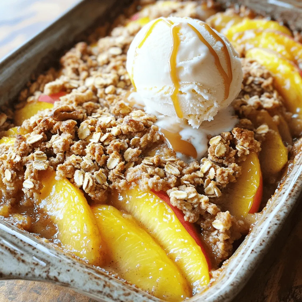 Classic Peach Crisp Delightful and Simple Dessert Recipe