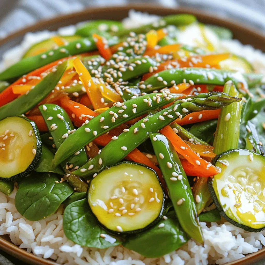 Spring Vegetable Stir-Fry Fresh and Flavorful Dish