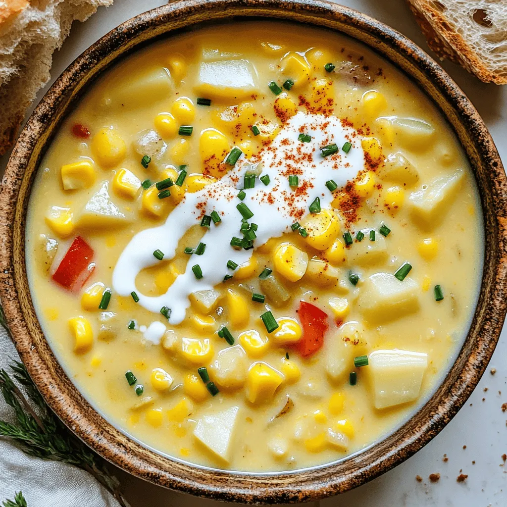 Creamy Corn Chowder Simple and Delicious Recipe