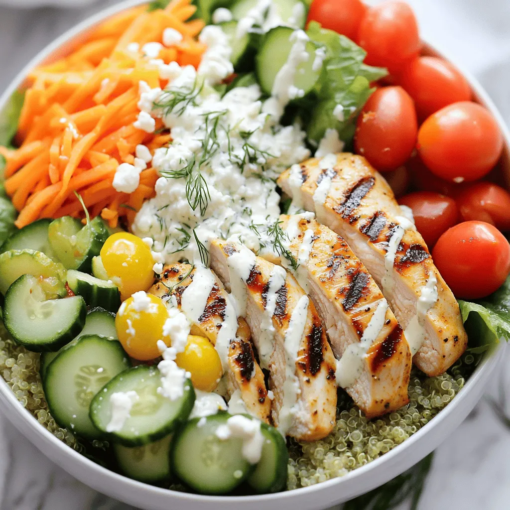 Pickle Ranch Chicken Buddha Bowls Flavorful Delight