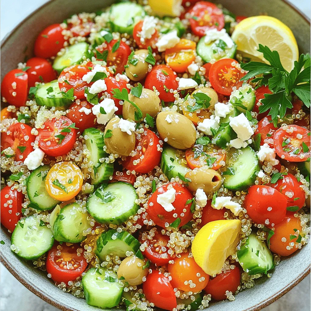 Mediterranean Quinoa Salad Fresh and Healthy Delight