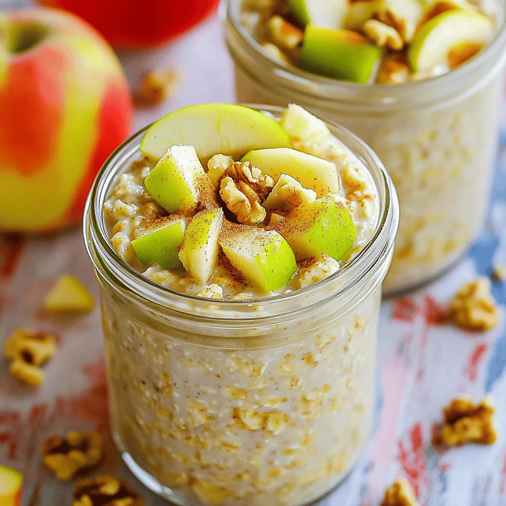Apple Cinnamon Overnight Oats Tasty and Healthy Meal