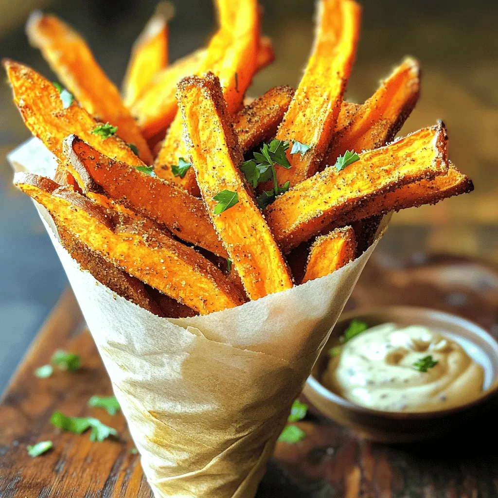 Baked Sweet Potato Fries Crispy and Flavorful Snack