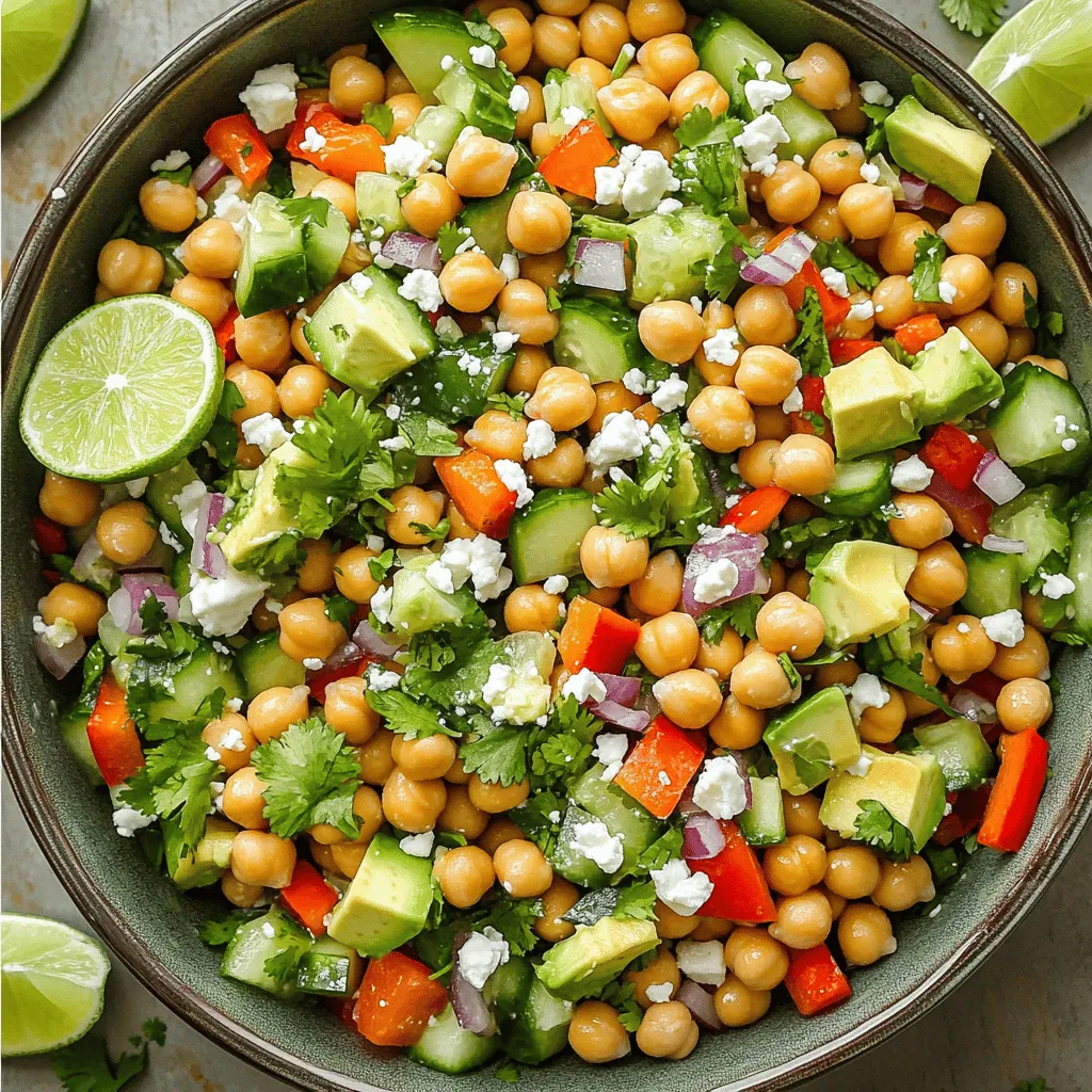 Spicy Chickpea Salad Flavorful and Healthy Option