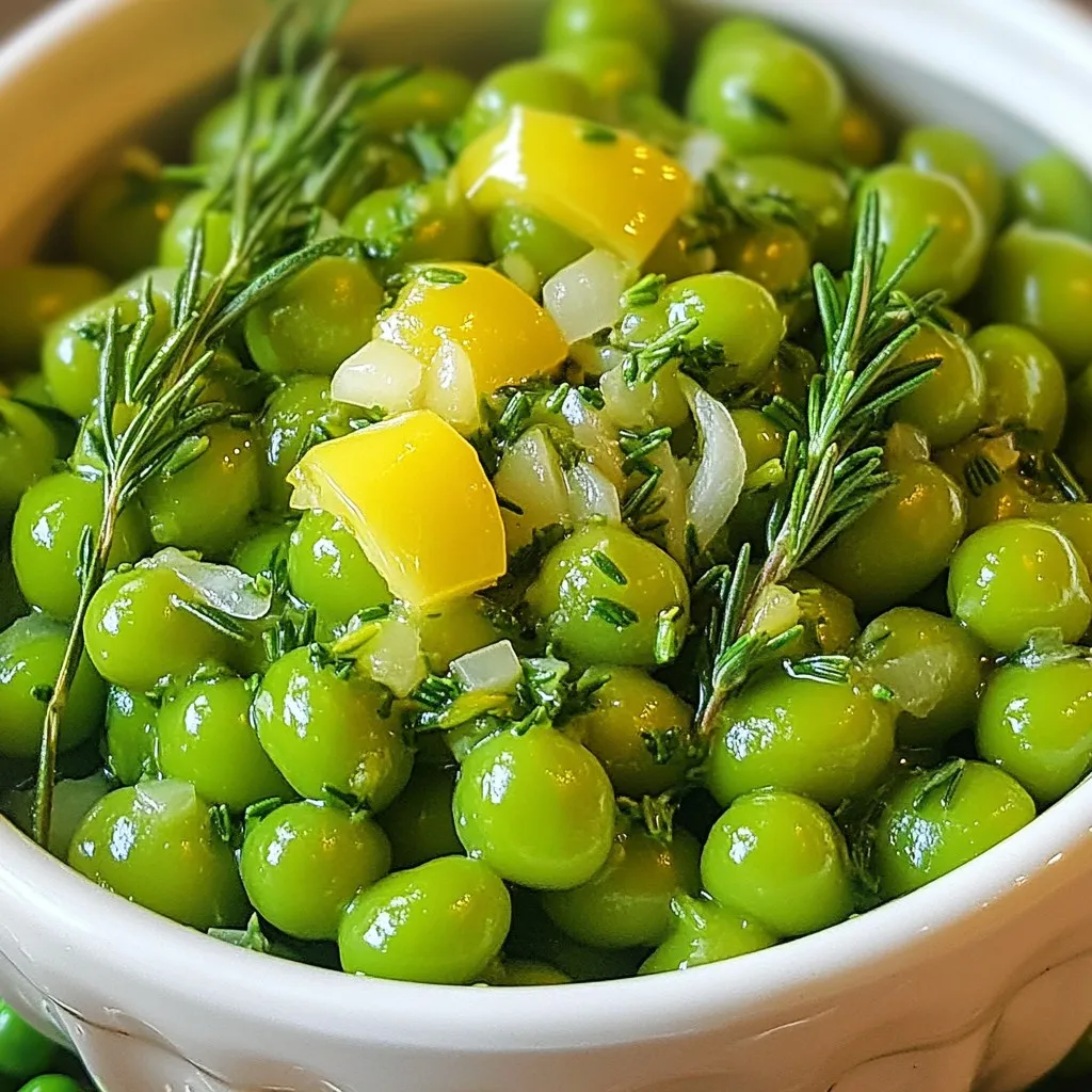 Thanksgiving Herbed Peas Delightful and Simple Recipe