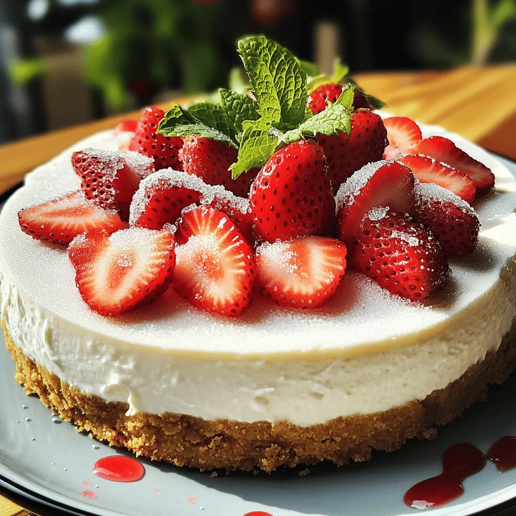 No-Bake Strawberry Cheesecake Easy and Delicious Treat