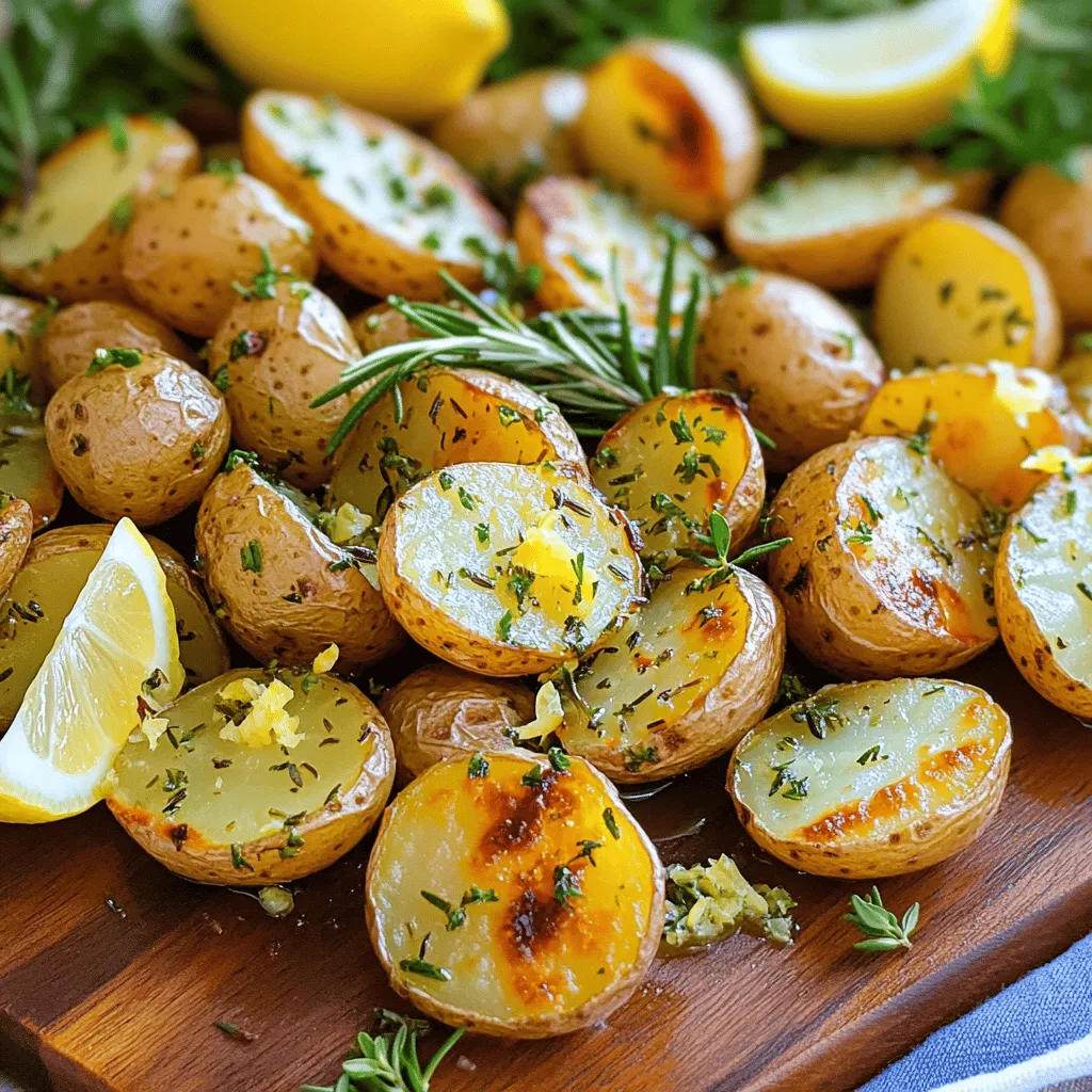Garlic Herb Roasted Baby Potatoes Flavorful Side Dish