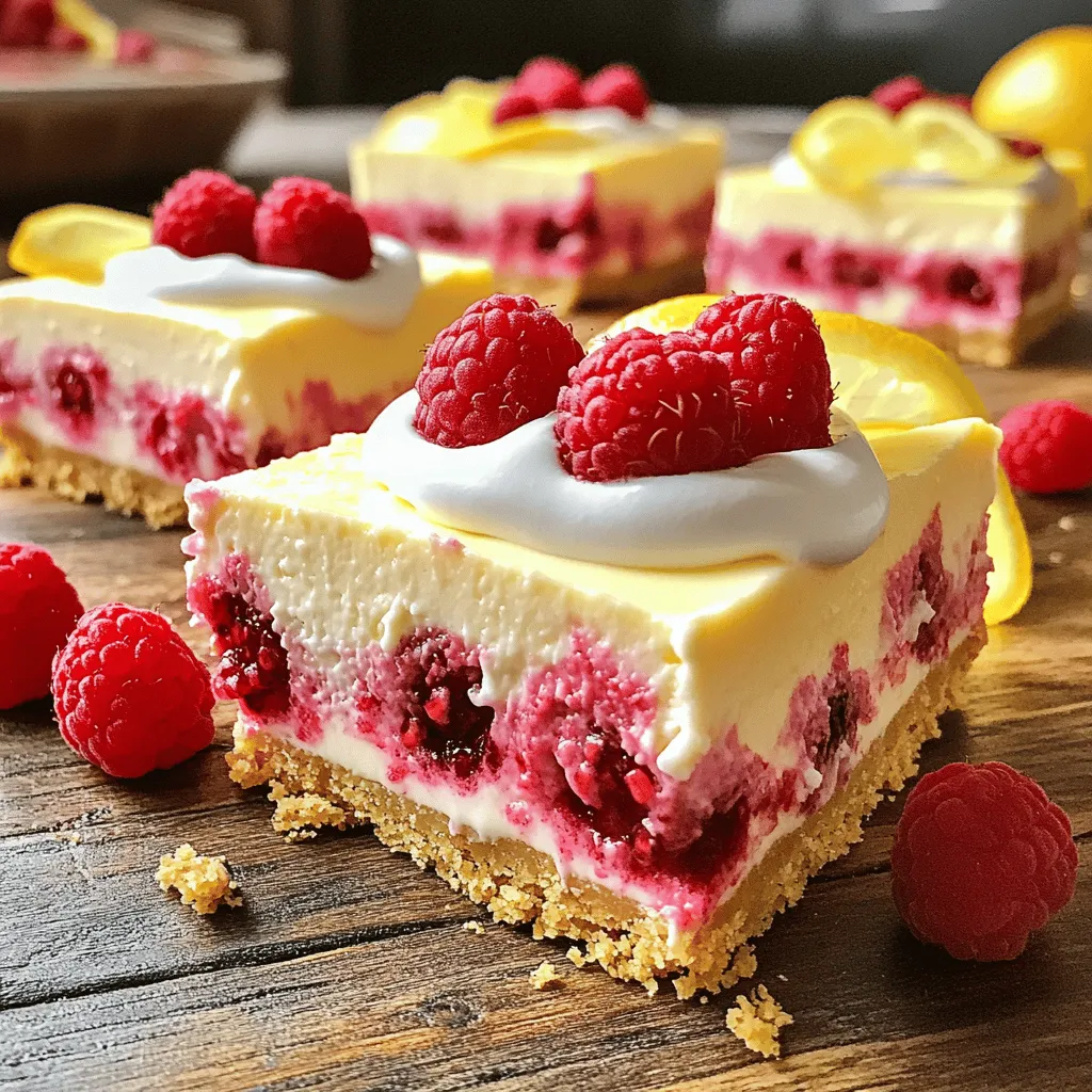 Lemon Raspberry Cheesecake Bars Delightful and Easy Recipe