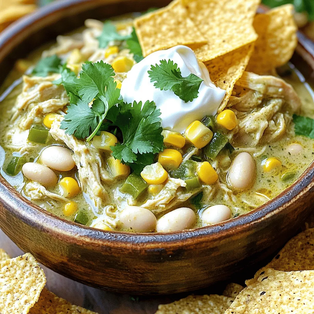 Slow Cooker White Chicken Chili Simple and Comforting Dish