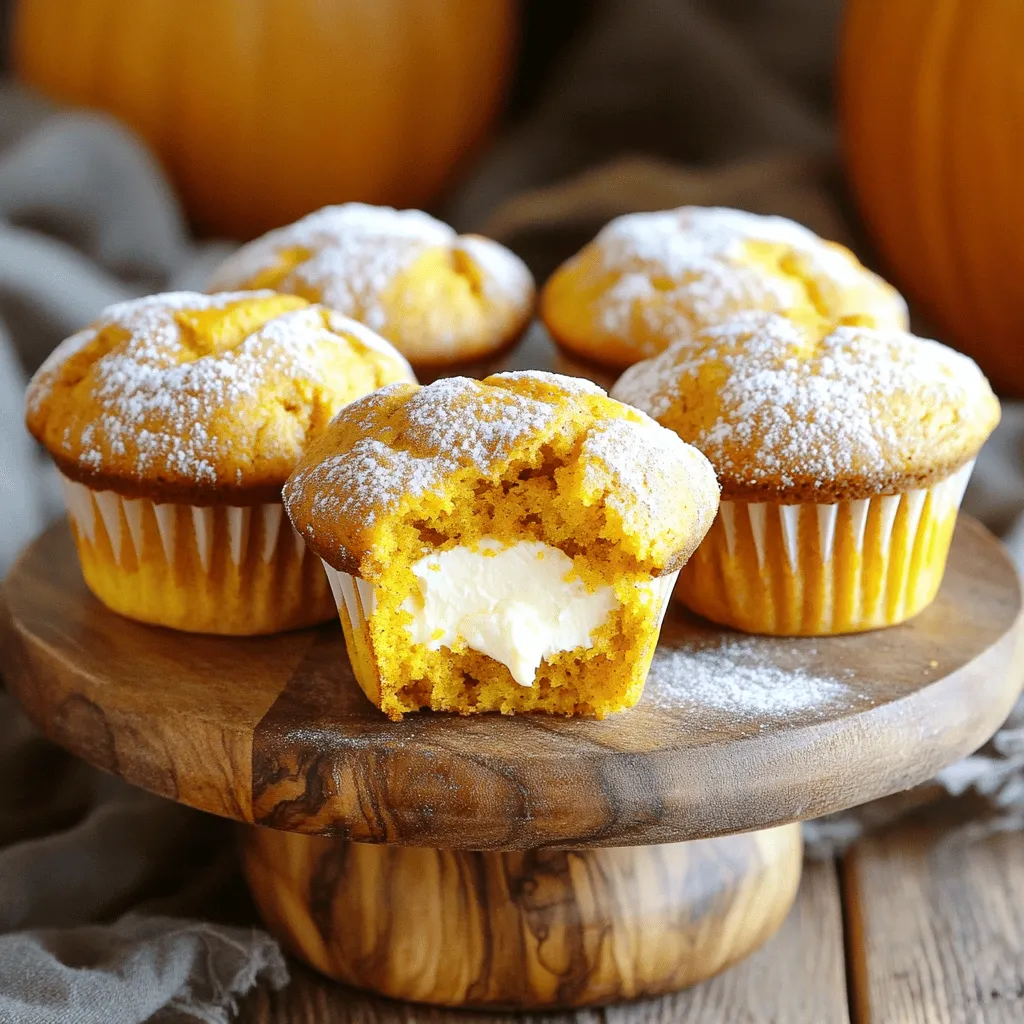 Pumpkin Cream Cheese Muffins Delightful and Simple Treat