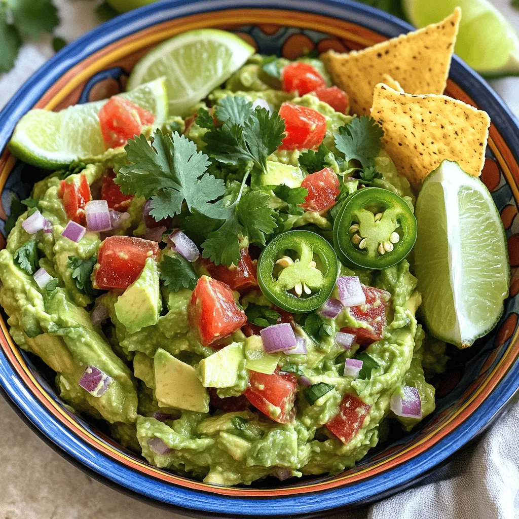 Easy Guacamole Recipe Quick and Flavorful Delight