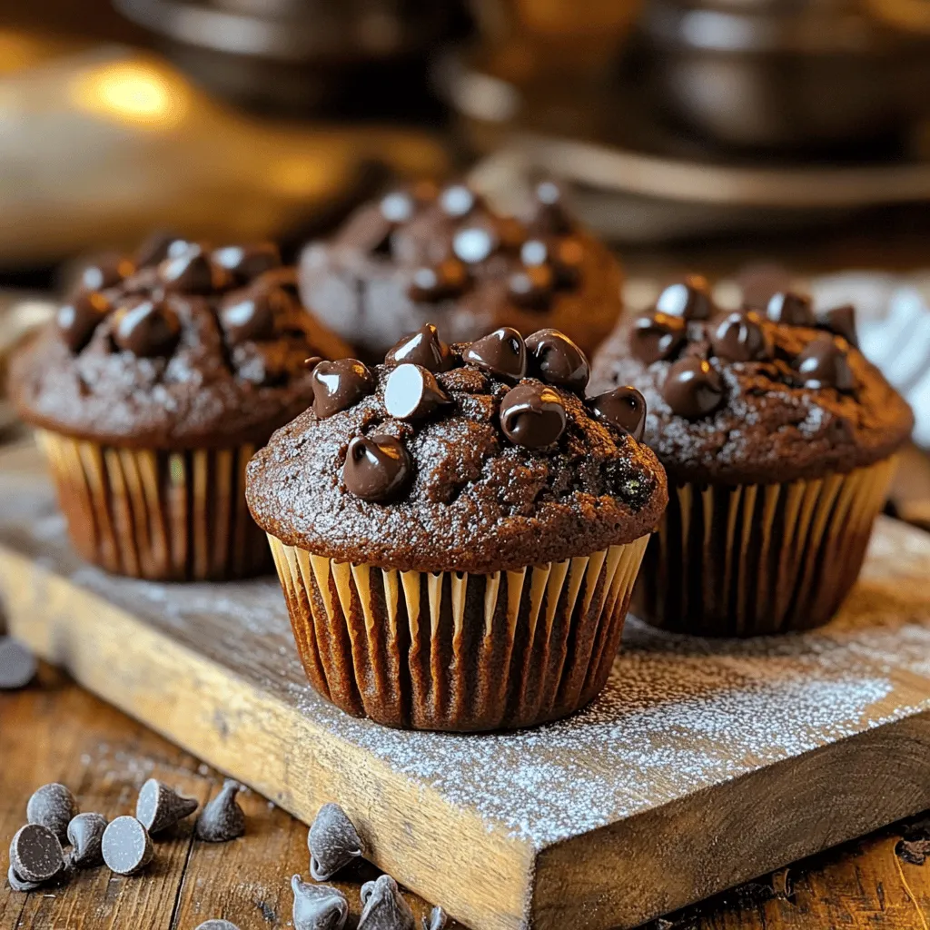 Healthy Chocolate Zucchini Muffins Easy and Tasty Treat