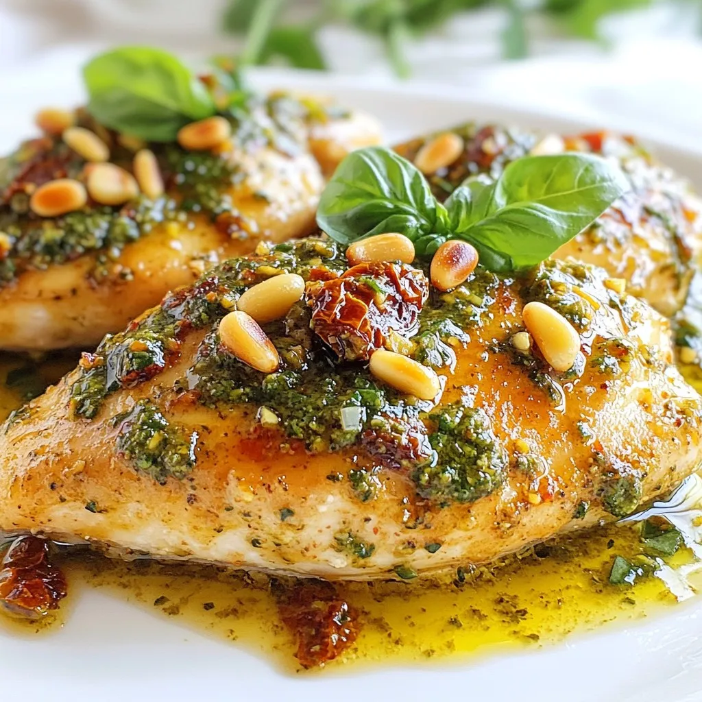 Savory Sun-Dried Tomato Pesto Chicken Delight