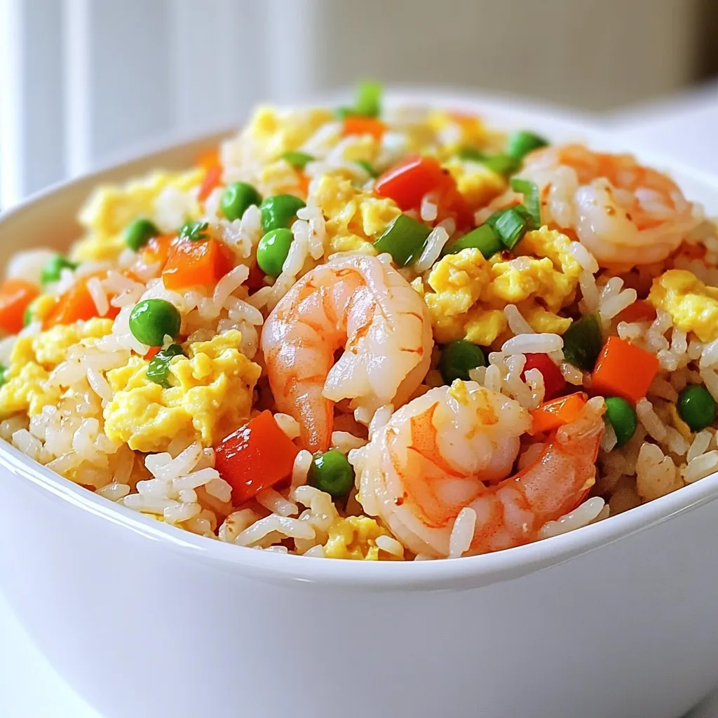 Spicy Garlic Shrimp Fried Rice Flavorful and Simple Meal