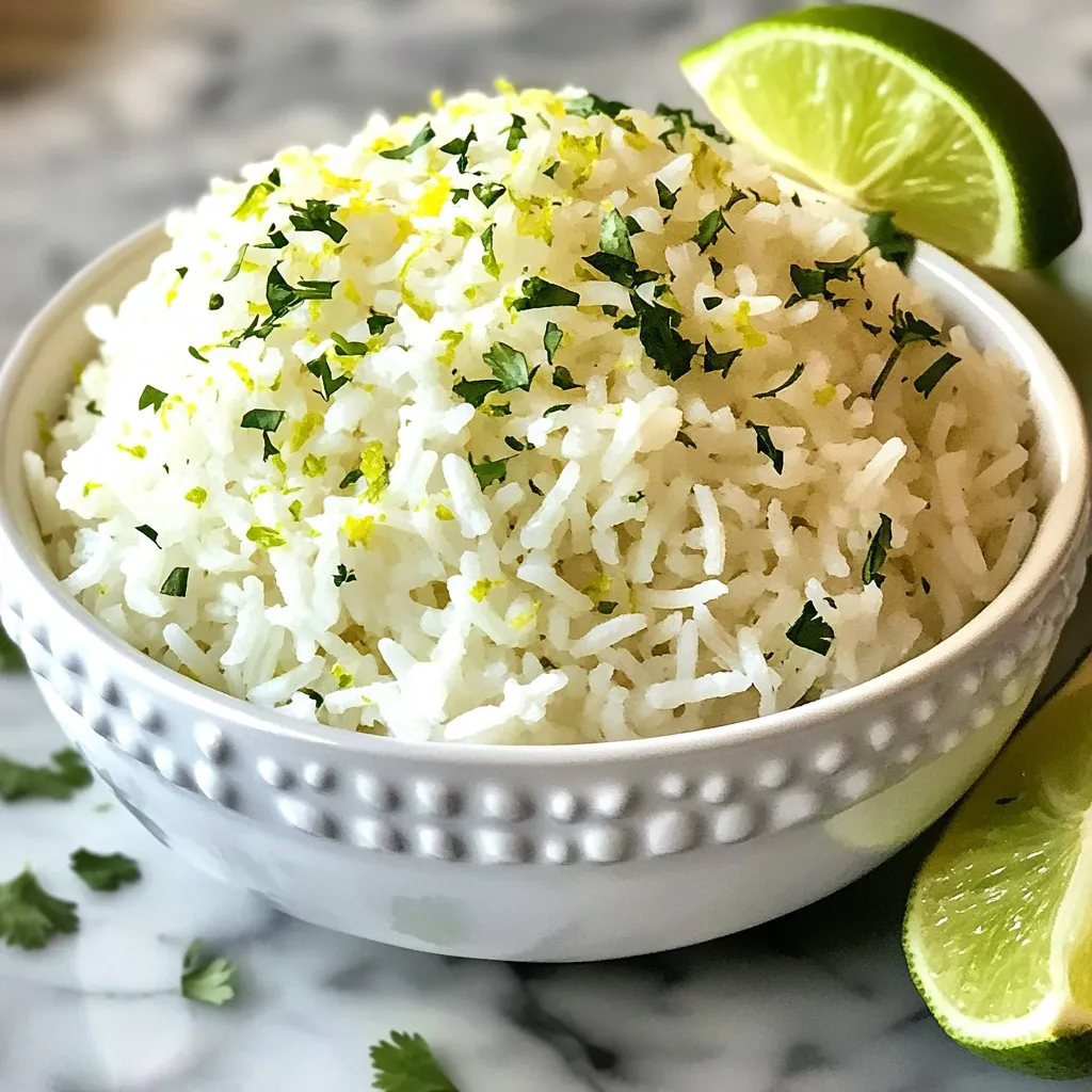 Coconut Lime Rice Flavorful and Simple Recipe
