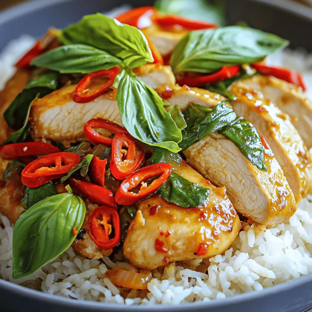 45. Spicy Thai Basil Chicken Flavor-Packed Meal
