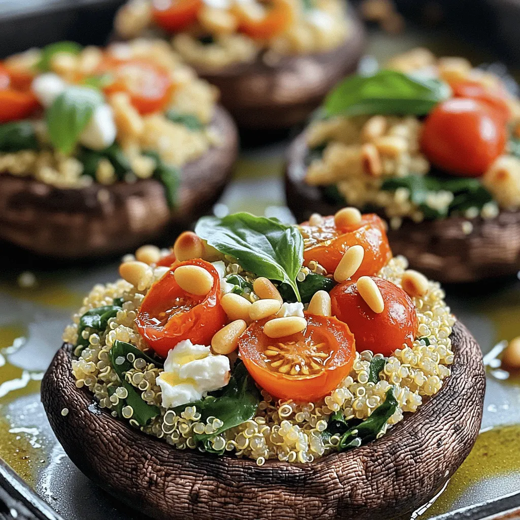 Stuffed Portobello Mushrooms Savory and Simple Dish