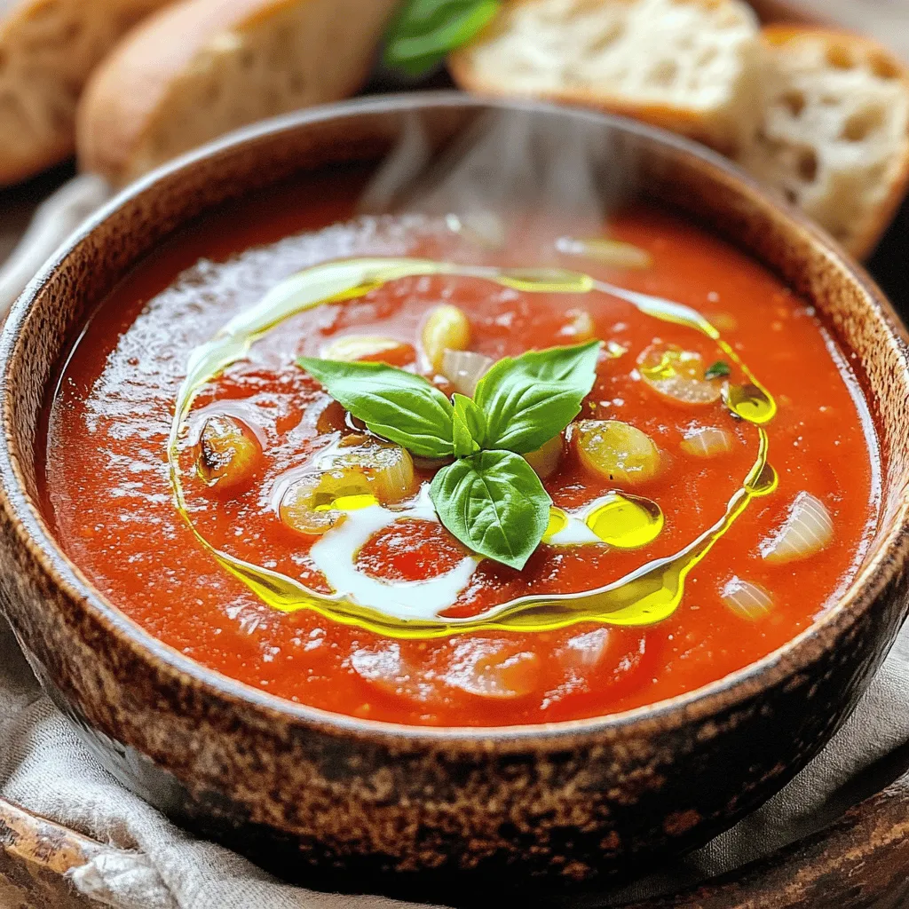 Roasted Tomato Basil Soup Flavorful and Simple Recipe
