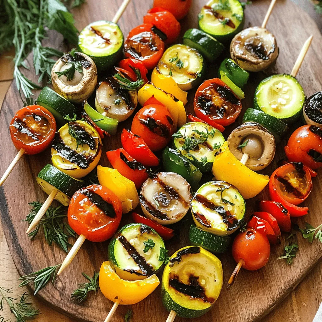 Grilled Veggie Skewers Flavorful and Simple Recipe