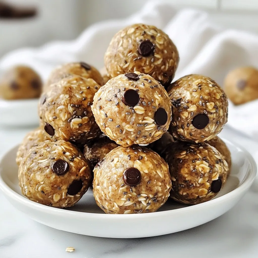 Cinnamon Vanilla Protein Balls Healthy Snack Option