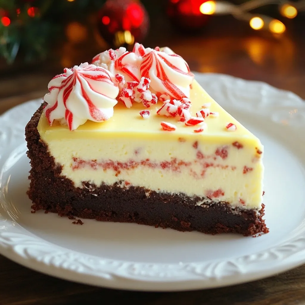 Peppermint Brownie Cheesecake Irresistibly Decadent Treat