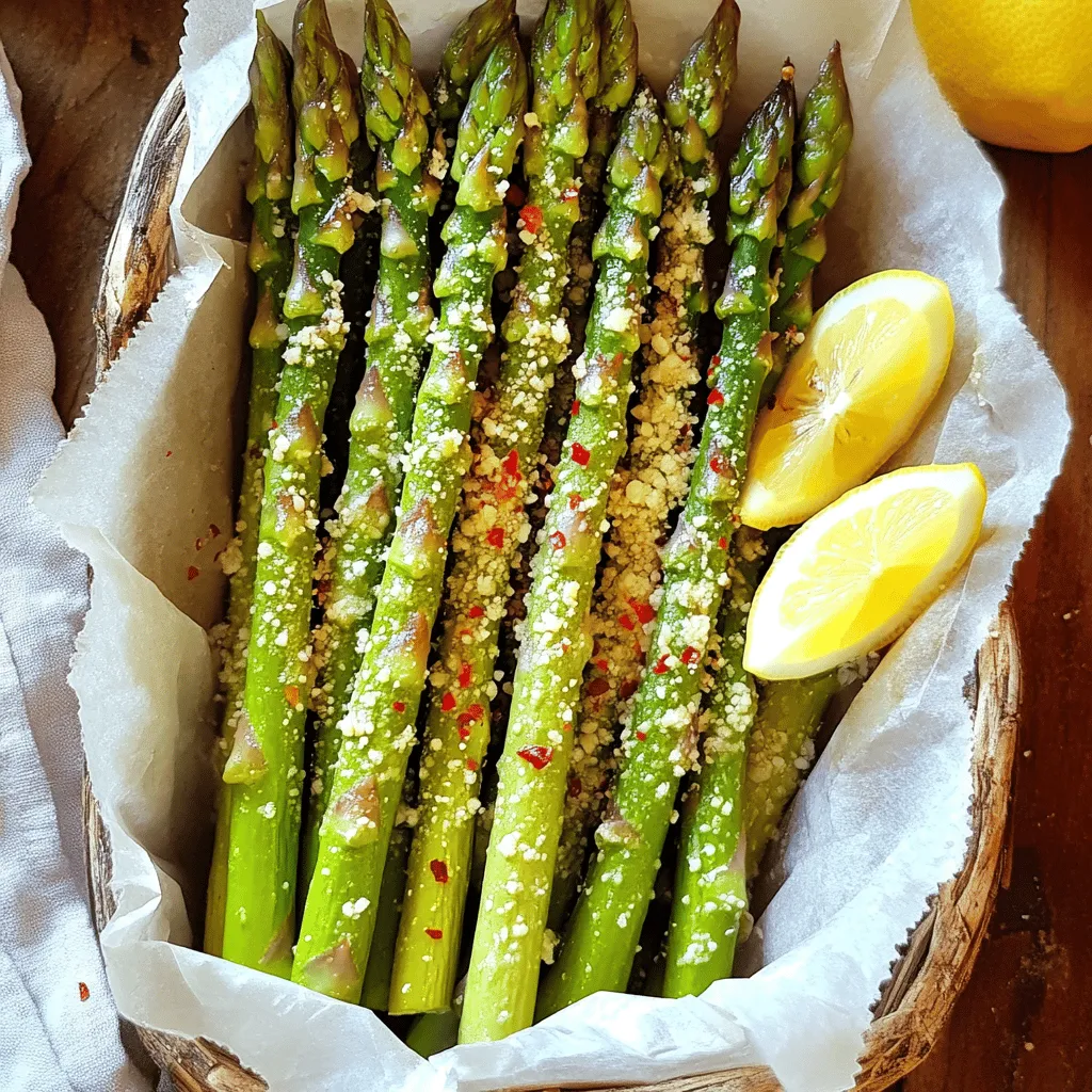 Garlic Parmesan Asparagus Fries Tasty and Simple Treat