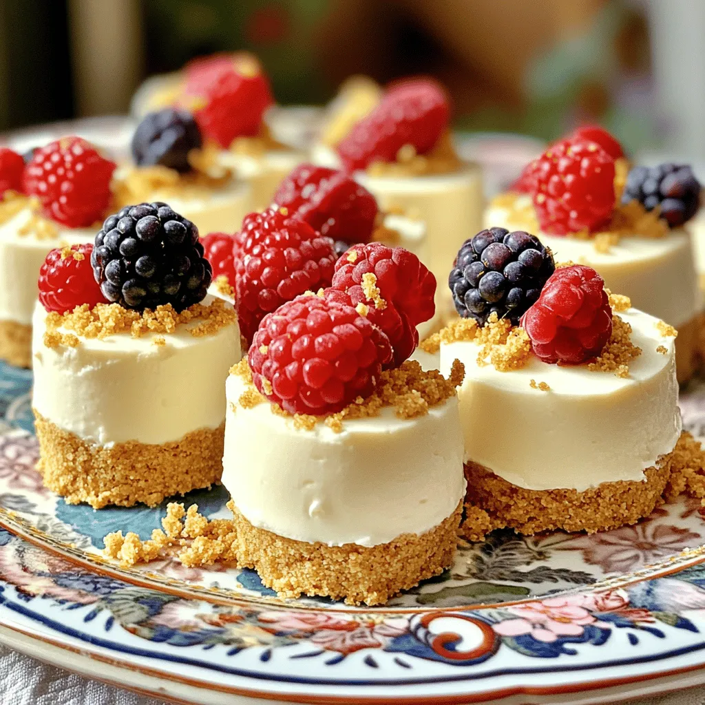 No-Bake Cheesecake Bites Delightful and Easy Treat