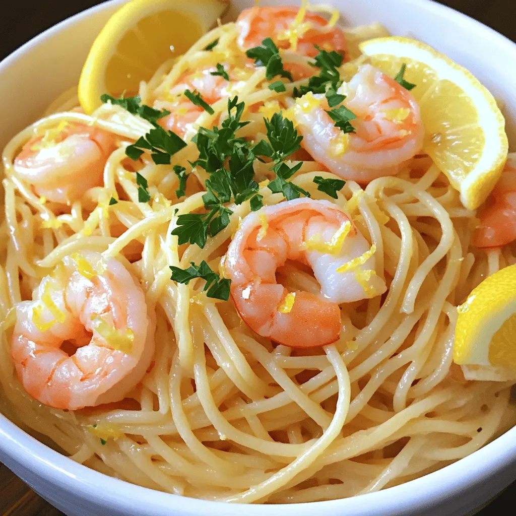 Lemon Spaghetti with Shrimp Flavorful and Fast Meal