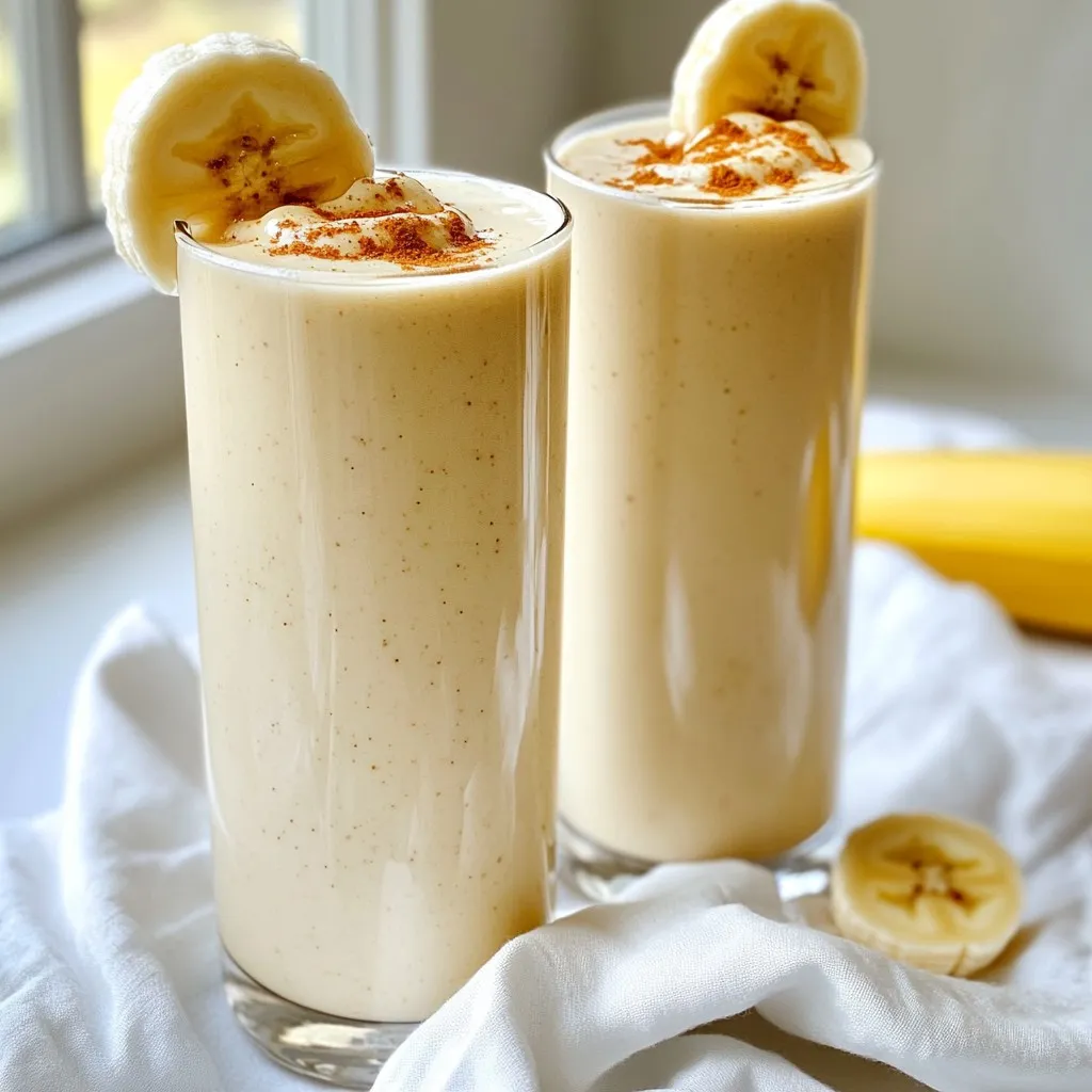 Peanut Butter Banana Smoothie Healthy and Tasty Recipe