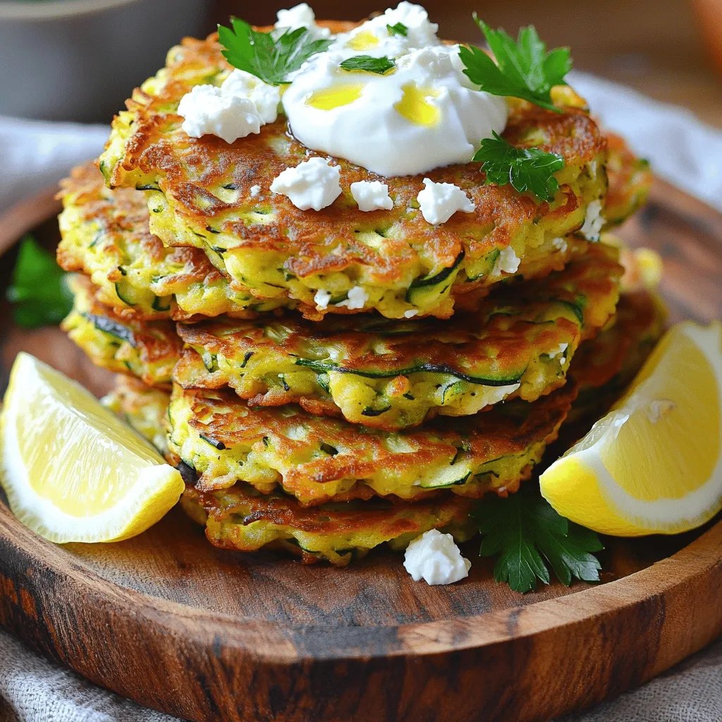 Zucchini Fritters Crispy and Flavorful Snack Idea