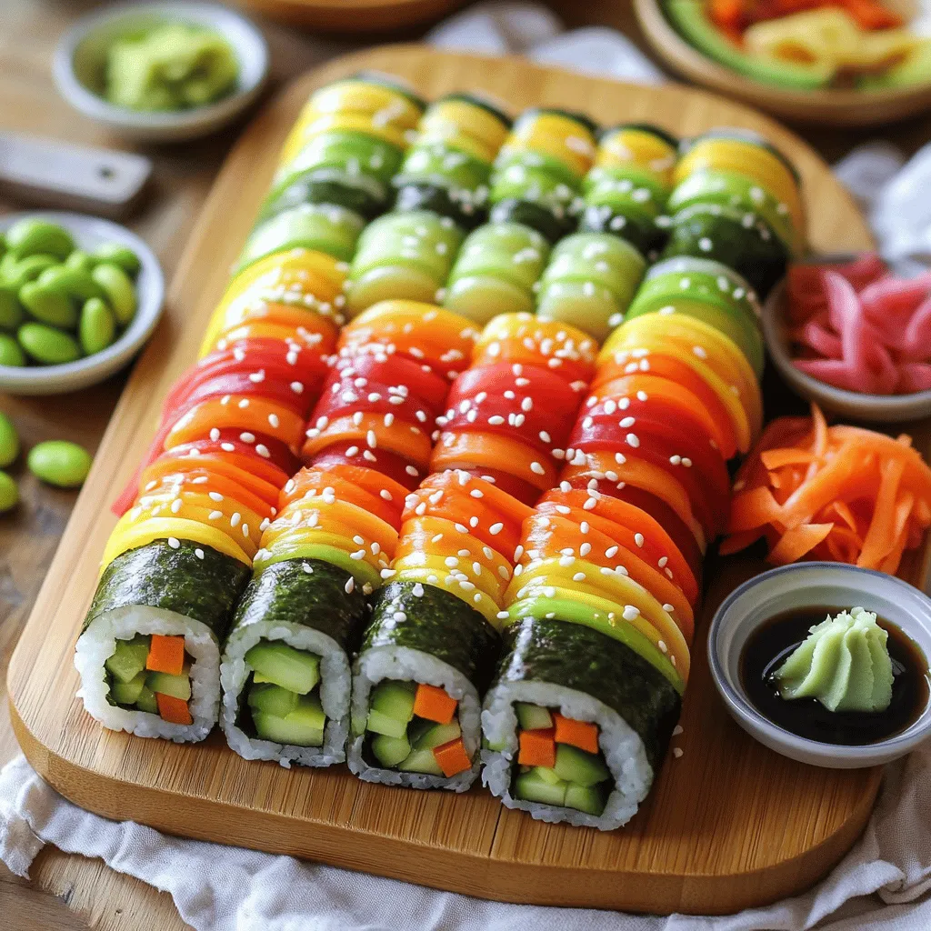 Simple Veggie Sushi Rolls Burst with Flavor Today