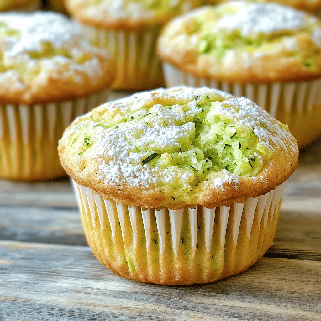 Zucchini Lemon Muffins Simple and Tasty Recipe