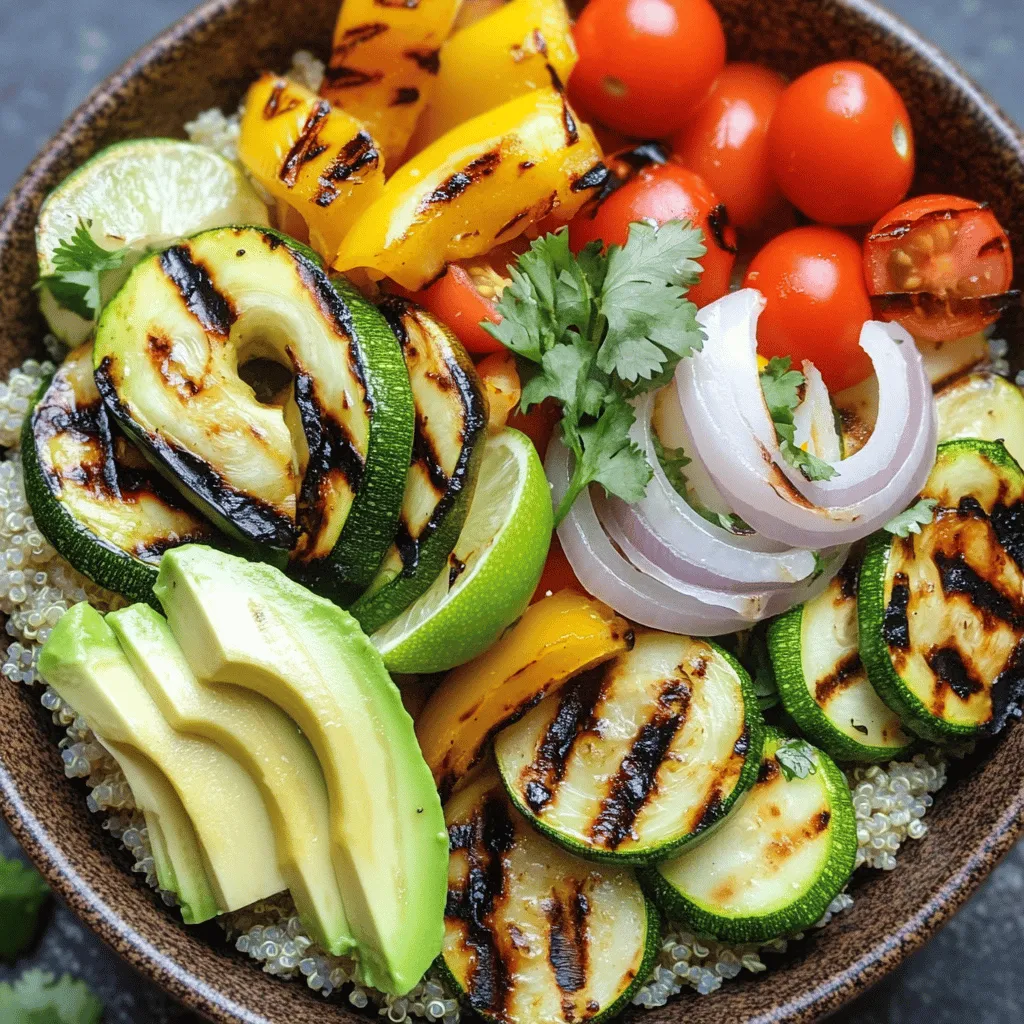 Grilled Veggie Quinoa Bowls Flavorful and Nutritious Dish
