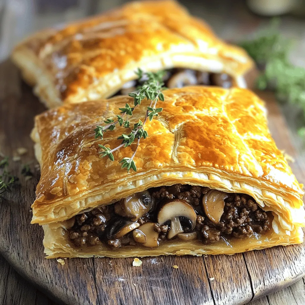 Savory Beef and Mushroom Pie Flavorful Comfort Meal