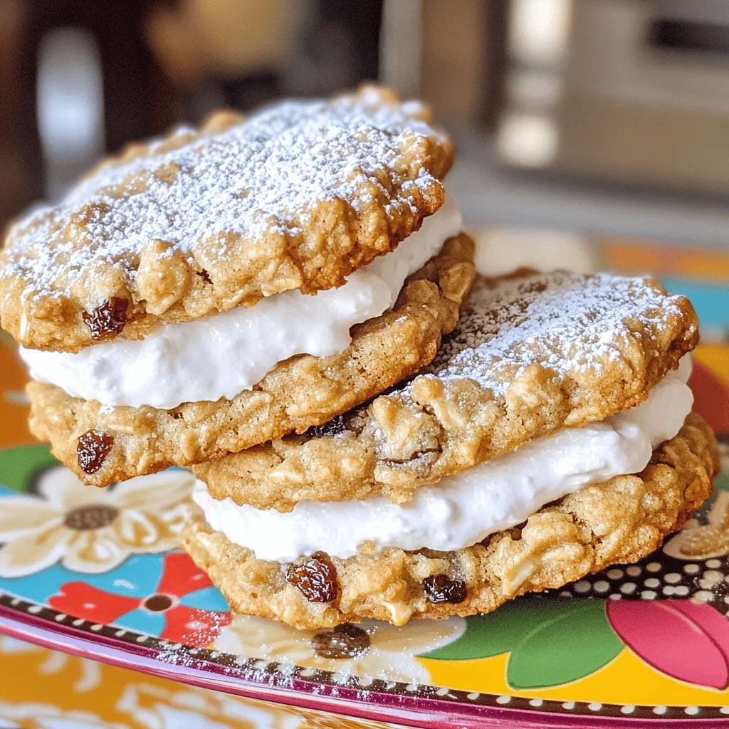 Homemade Oatmeal Cream Pies Tasty Treat Idea