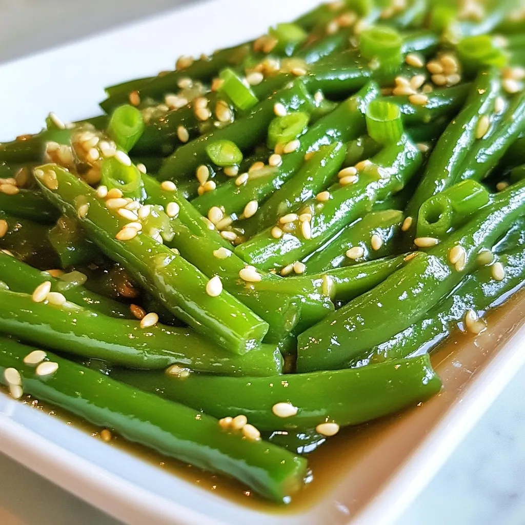 Honey Garlic Green Beans Flavorful Side Dish Recipe