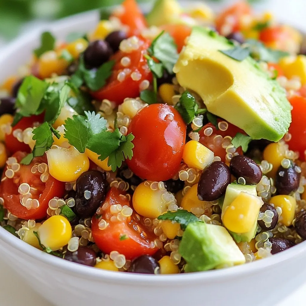 Black Bean Quinoa Salad Flavorful and Healthy Choice