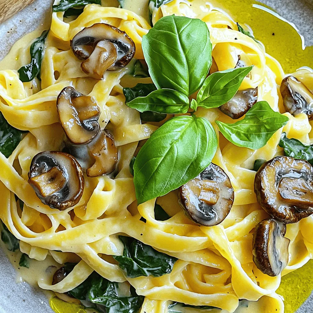 Mouthwatering Mushroom and Spinach Pasta Recipe