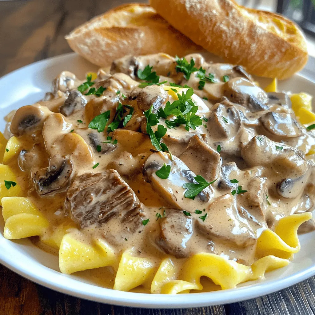 Classic Beef Stroganoff Simple and Flavorful Dish