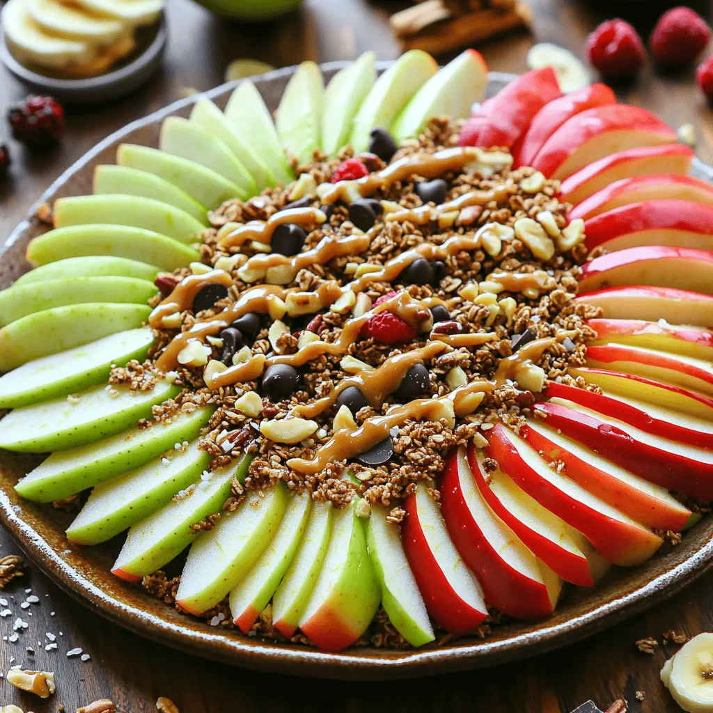 Healthy Apple Nachos Irresistible and Quick Snack