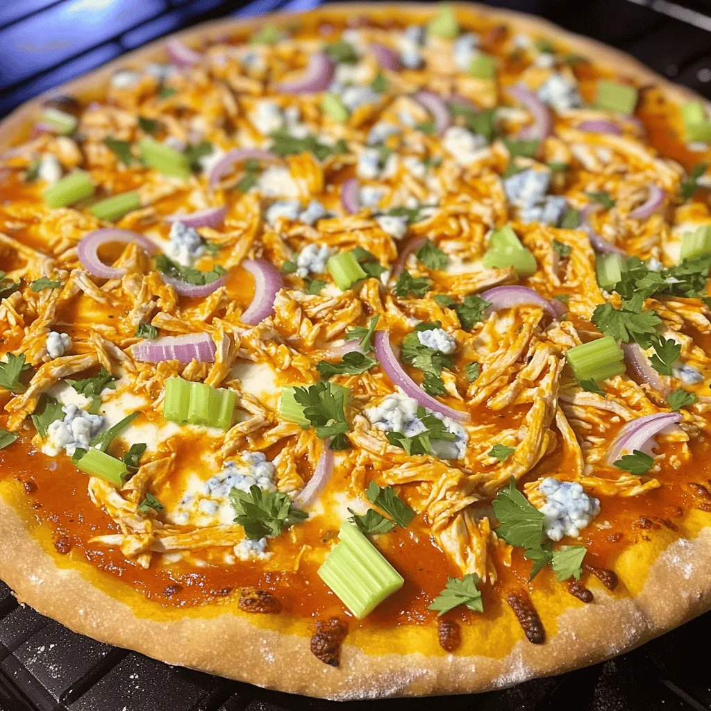 Savory Buffalo Chicken Pizza Easy Recipe Tonight